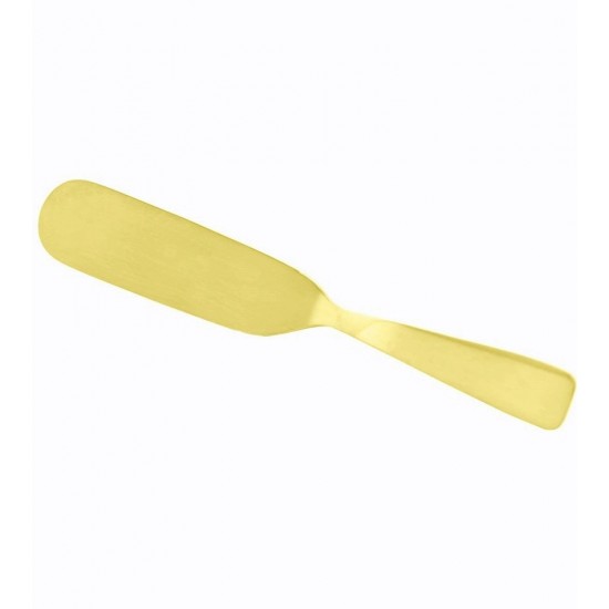 Jogo 4 Espátulas 13,5cm De Aço Inox Dourado Wolff